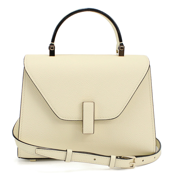 ヴァレクストラ VALEXTRA マイクロ イジィデ MICRO ISIDE ハンドバッグ 2WAY ショルダー V5E23 028 000W ホワイト系 - 画像 (6)