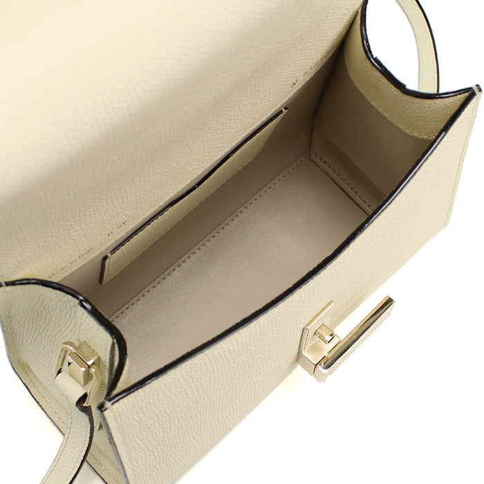 ヴァレクストラ VALEXTRA マイクロ イジィデ MICRO ISIDE ハンドバッグ 2WAY ショルダー V5E23 028 000W ホワイト系 - 画像 (8)