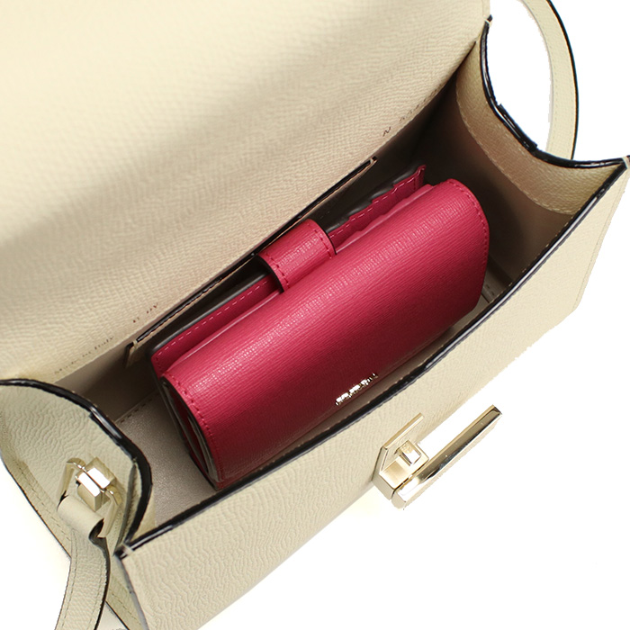 ヴァレクストラ VALEXTRA マイクロ イジィデ MICRO ISIDE ハンドバッグ 2WAY ショルダー V5E23 028 000W ホワイト系 - 画像 (10)