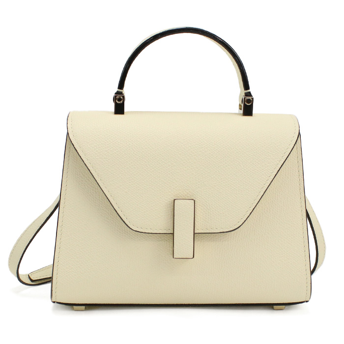 ヴァレクストラ VALEXTRA マイクロ イジィデ MICRO ISIDE ハンドバッグ 2WAY ショルダー V5E23 028 000W ホワイト系 - 画像 (11)